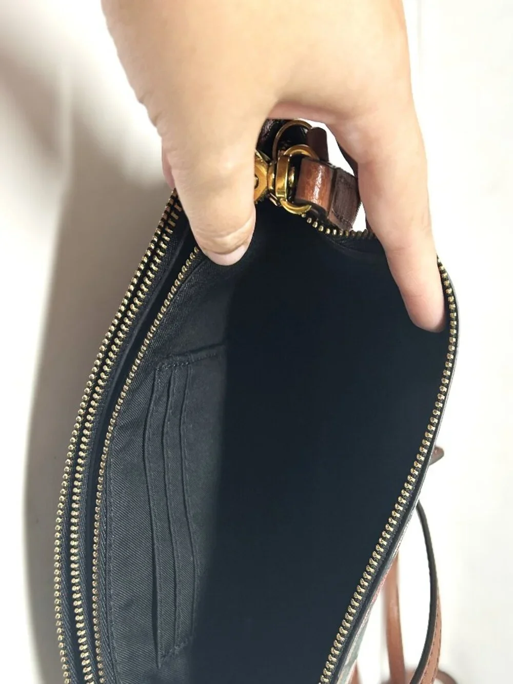 Fossil Devon multicolor geometric signature crossbody bag